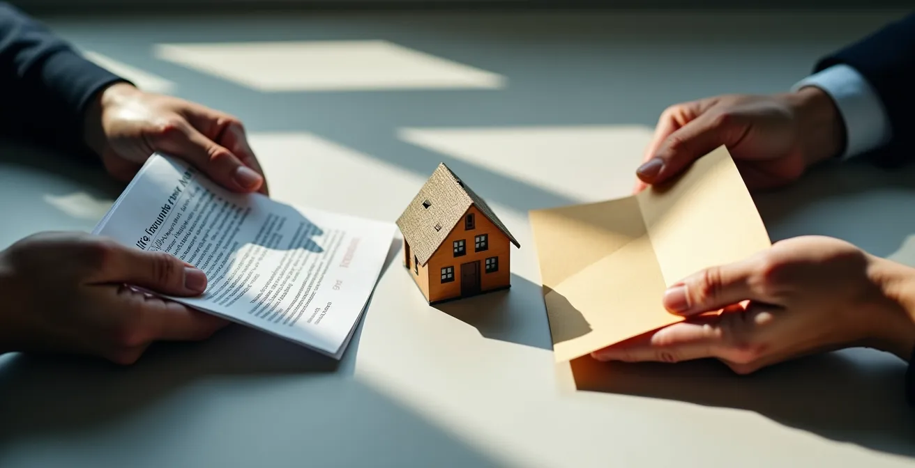 Coppia convivente italiana che esamina documenti di pianificazione patrimoniale